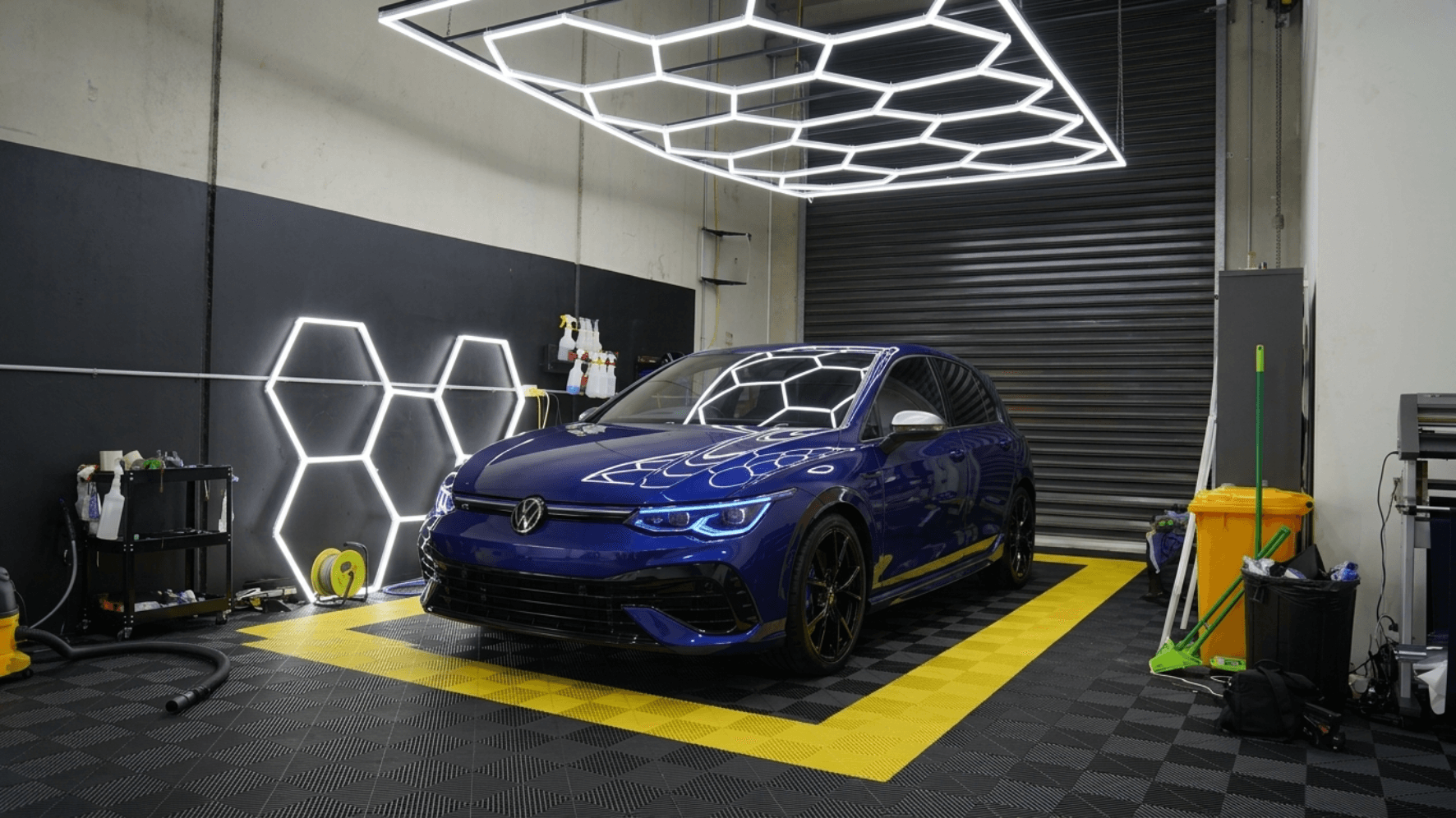 Audi RS3 in workshop at Sherzad Haus